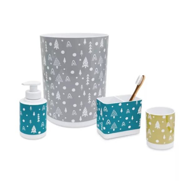 Marmalade Polar Bear Soap Lotion Pump Dispenser Whimsical Tree Mountaintop - Picture 2 of 2